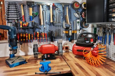 Garage Tool Rack Installation in Frederick, MD